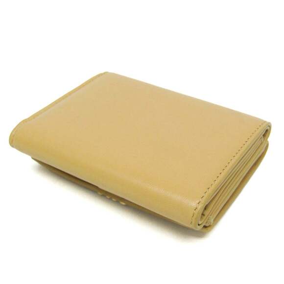 Loewe Anagram Trifold Wallet Women's Leather Wallet (tri-fold) Mustard - Picture 3 of 13
